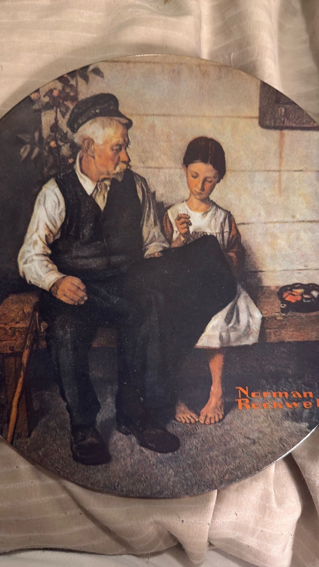 Limited Edition, by Norman Rockwell Plate