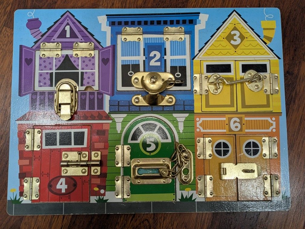 Melissa And Doug Lock Puzzle Kids Toy