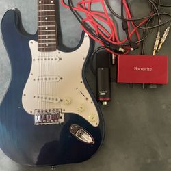  Guitar With Audio Interface 