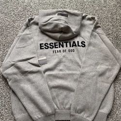 Essential Hoodie Dark Oatmeal 