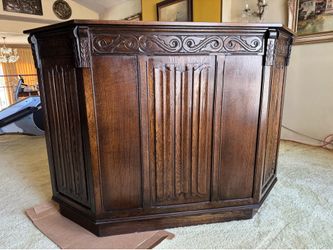 Full vintage bar package including 4 stools