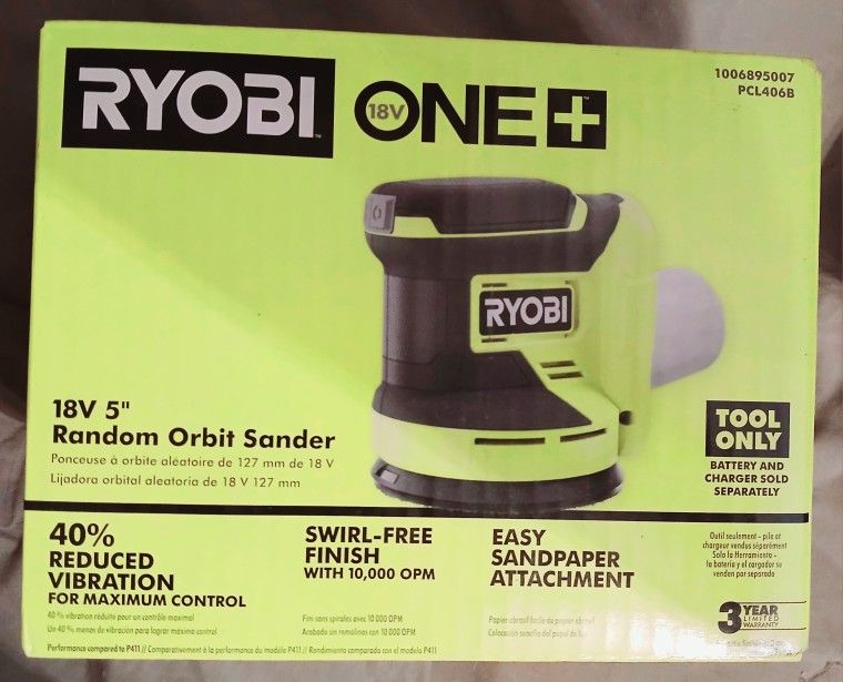 RYOBI 18V Random Orbit Sander