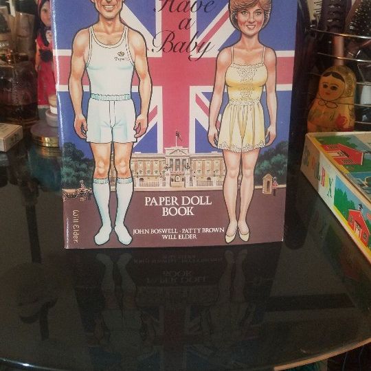 Prince Charles Princess Di Paper Doll Book