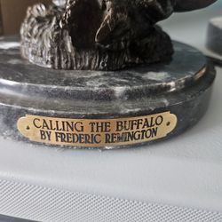 Calling The Buffalo By FREDERICK REMINGTON 