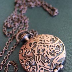 Vintage Style Locked Necklace / Amulet / Talisman 