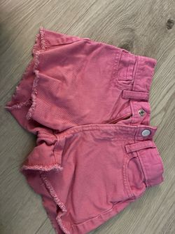Size 5 kids Pink Denim Cutoff Shorts