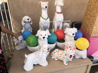 dog statues