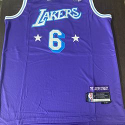 Lebron James Laker NBA Jersey 