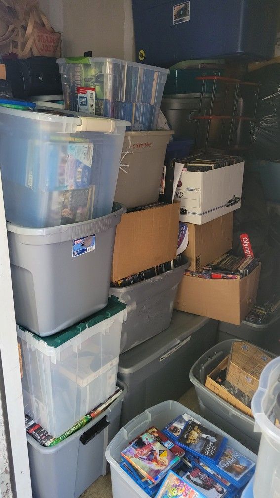 ENORMOUS DVD AND CD COLLECTION
