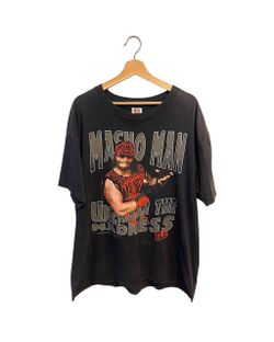 1998 WCW Macho Man Unchain The Madness T-shirt Men’s Size XL