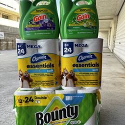 GAIN BOUNTY CHARMIN BUNDLE $55