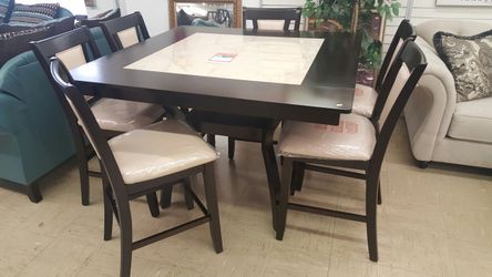 New Counter height dining table set