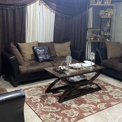 3 Sofa Set With Middle Table