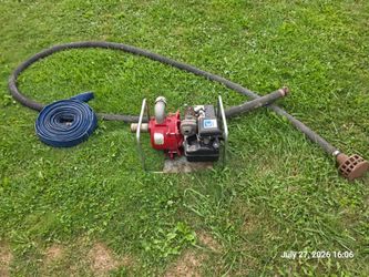 2 inch trash/water pump with hoses