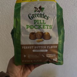 Greenies Pill Pockets Canine Real Peanut Butter Flavor Natural Dog Treat