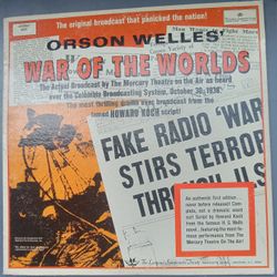 Record Album Of "War Of The Worlds"