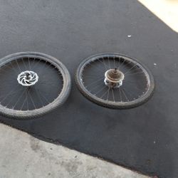 Pair Of 27.5 Mtb Wheels-tubes-tires