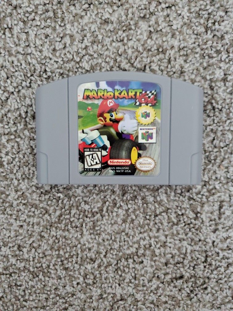 Mario Kart 64 Game Card For Nintendo 64 N64 US Version