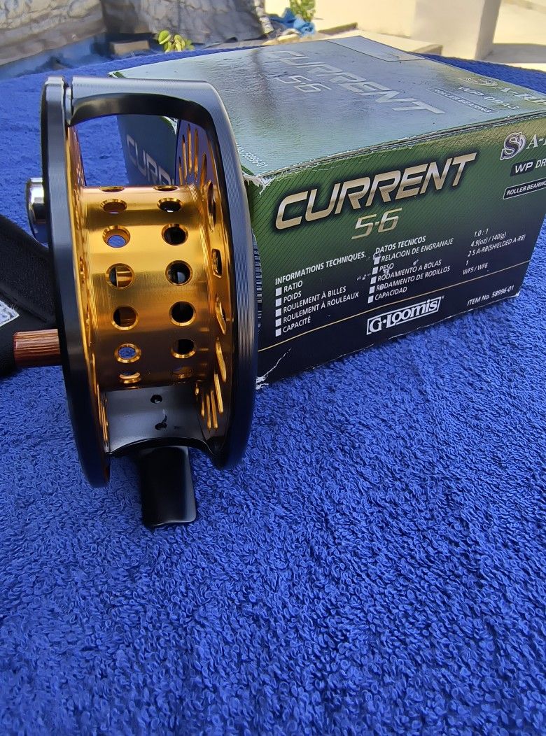 Shimano G Loomis Current 5-6 Fly Fishing Reel NIB