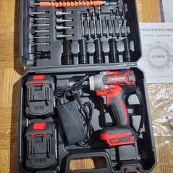 RUIKESHI Cordless Impact Wrench Kit - New!