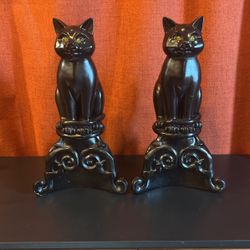 Black Cat Pillars-light Up Eyes