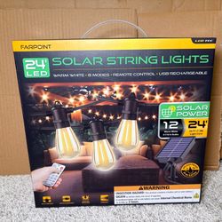 Solar string lights