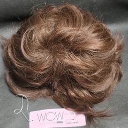 WOW by LuxHair Hair Topper Synthetic Dark Auburn 33R Volume Piece Wiglet