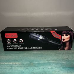 RH-6668 Hair Trimmer Cordless Split End Hair Trimmer RED