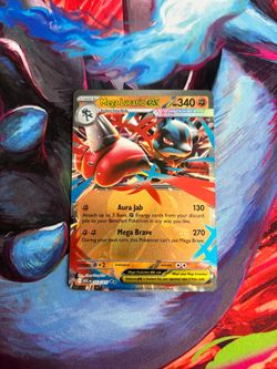Mega Lucario Ex #113 Pokemon TCG Ascended Heroes Mega Evolution