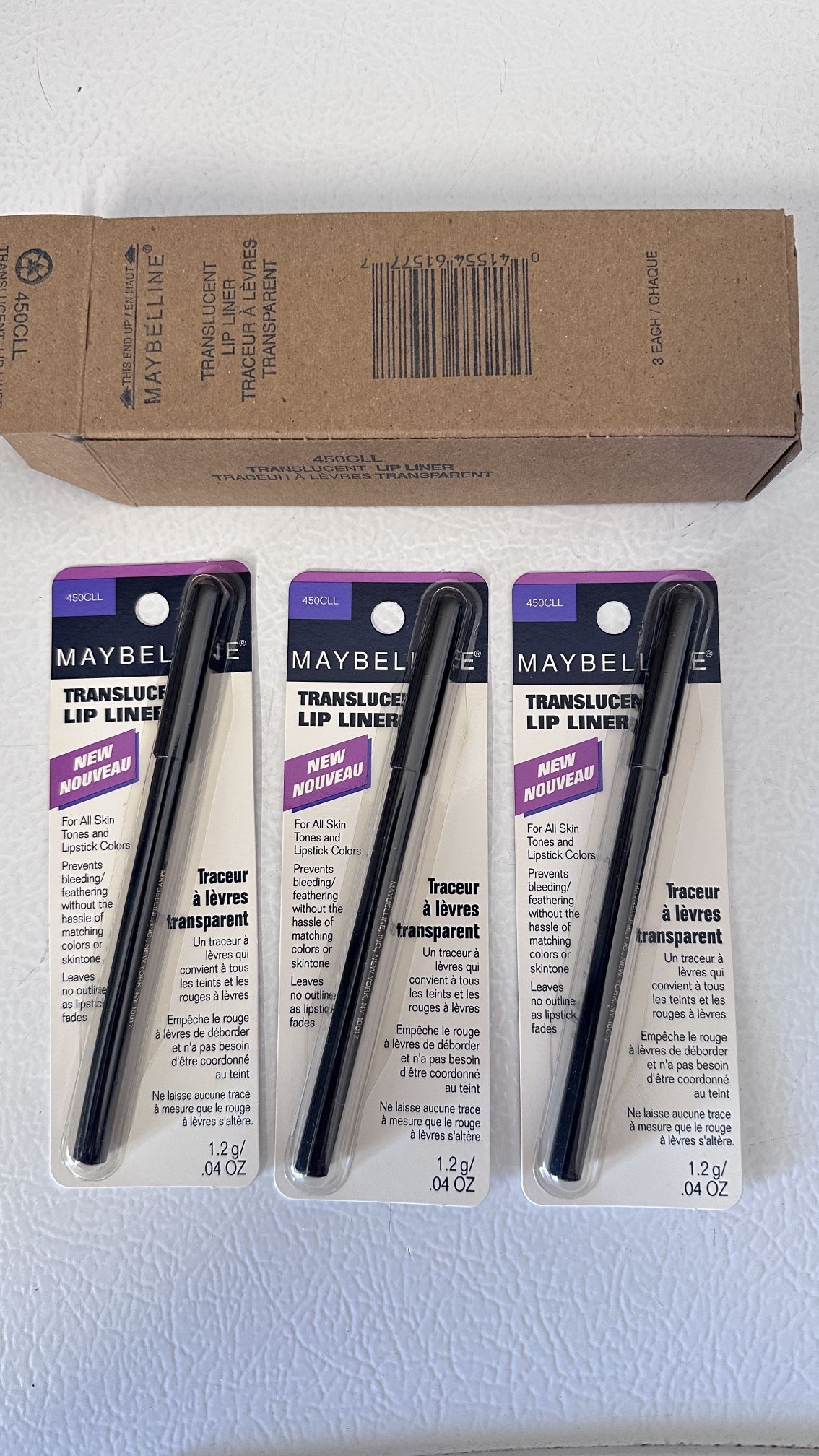 3 of Maybelline lip liner New