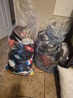 BAGS OF BOYS CLOTHES/WOMEN