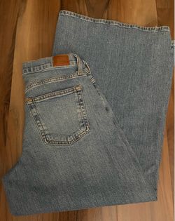 BDG Urban Outfitters Joey Mid-Rise Wide-Leg Jeans Light Wash Denim size 26