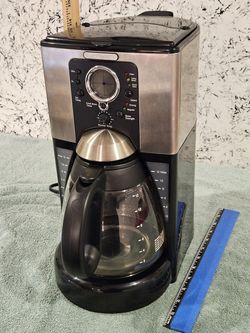 Mr. Coffee, Iced & Hot Coffee Maker #FTX25 Black & Silver (USED)