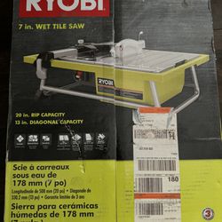 7 In Wet Tile Saw