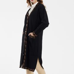 Women’s Long Cardigan Black 
