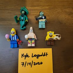 Lego Sponge Bob minifigures