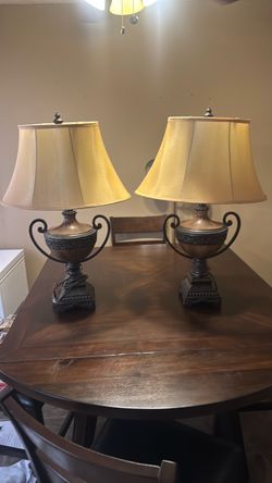 Pair of Traditional Table Lamps