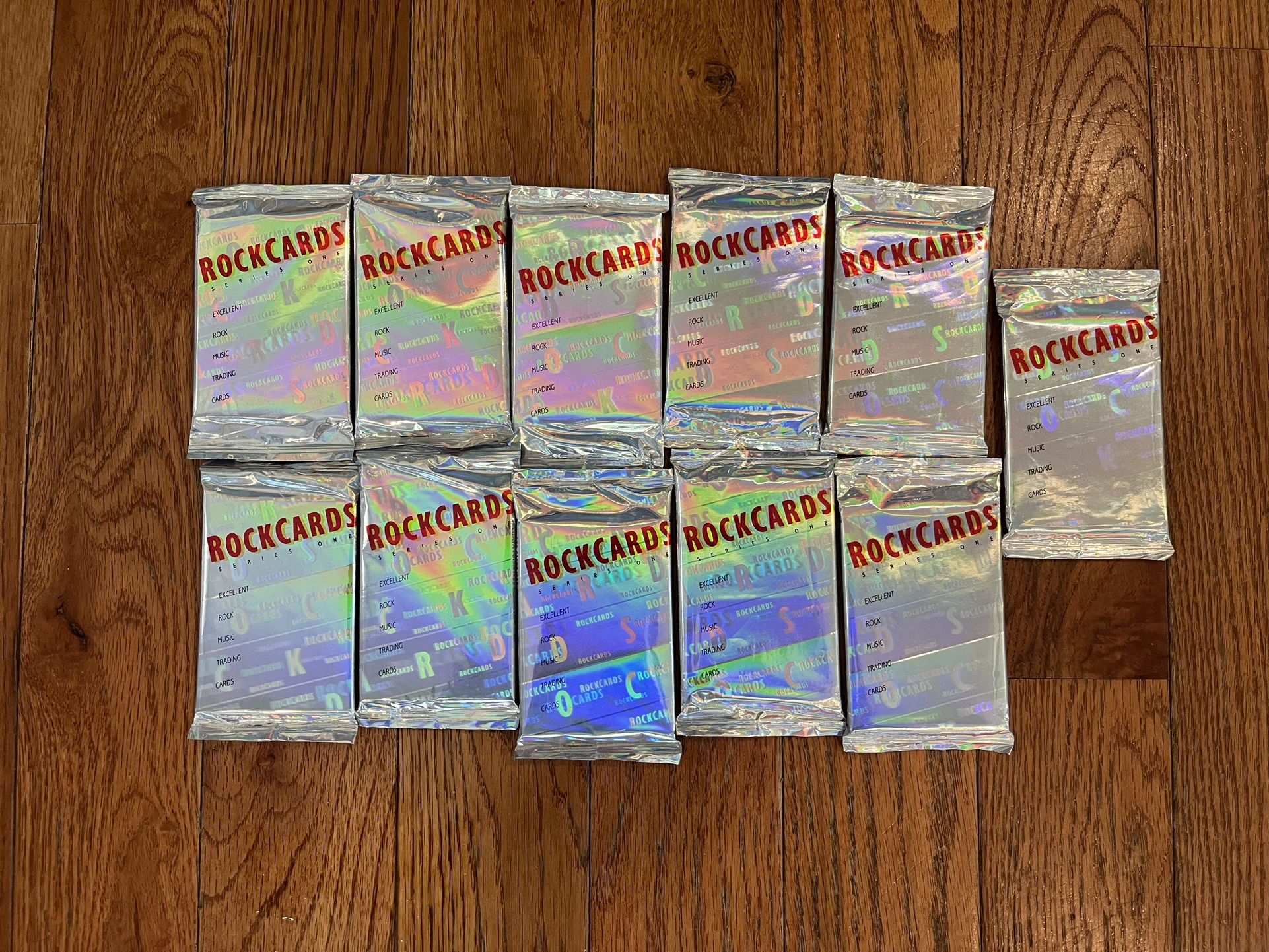 RockCards 1991 Series One Brockum Trading Cards SEALED Vintage 90s 11 pack lot