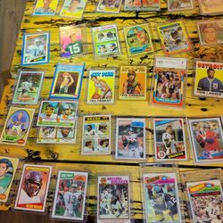 Vintage sports cards