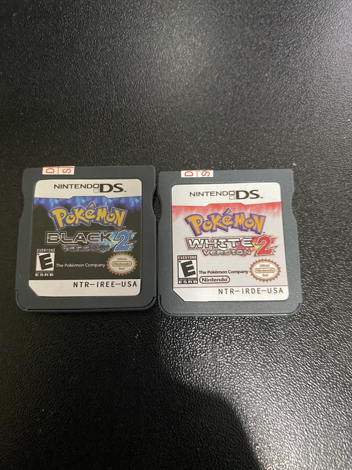 Pokemon Black 2 and White 2 Nintendo DS Reproduction Cartridges