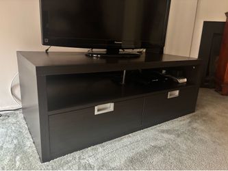 🔥 SLEEK Espresso/Black-Brown TV Stand Media Console w/ Drawers – $75 🔥