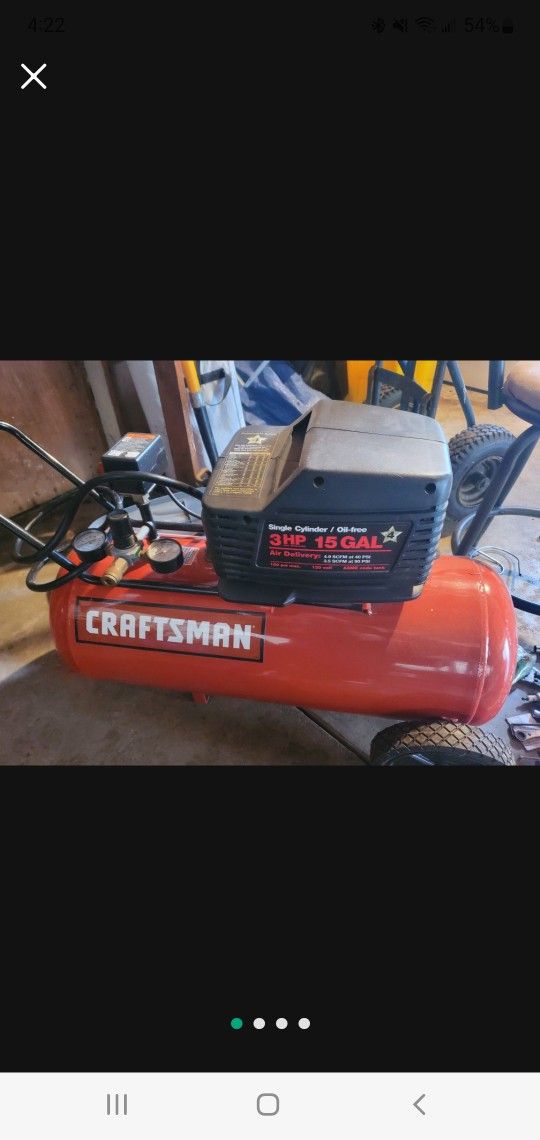 15 Gallon Craftsman Air Compressor