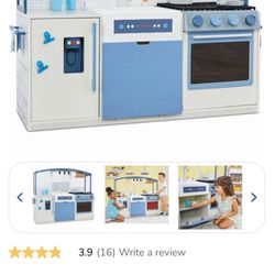 Brand New Wooden Play Kitchen Set