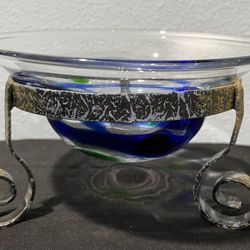 Decorative Bowl and Candle Holder Set
