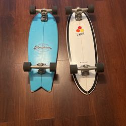 2 Carver Skateboards 