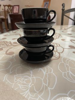 Espresso 6 Piece Mug And Saucer Set