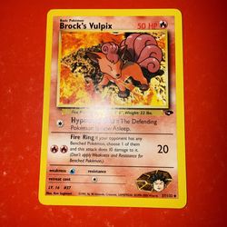 Pokémon TCG Gym Challenge Unlimted Brock's Vulpix 37/132