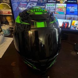 SHOEI Z-8 PROLOGUE Full Face Helmet Z-8 BLACK/GREEN SIZE XXL