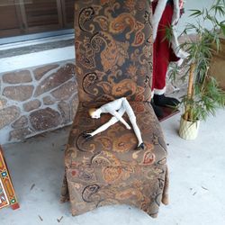 Fabric. Covered Chairs