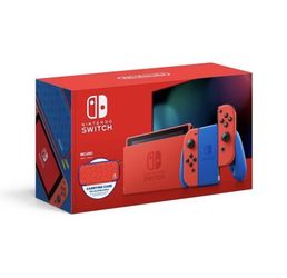 Nintendo Switch Mario Edition Red